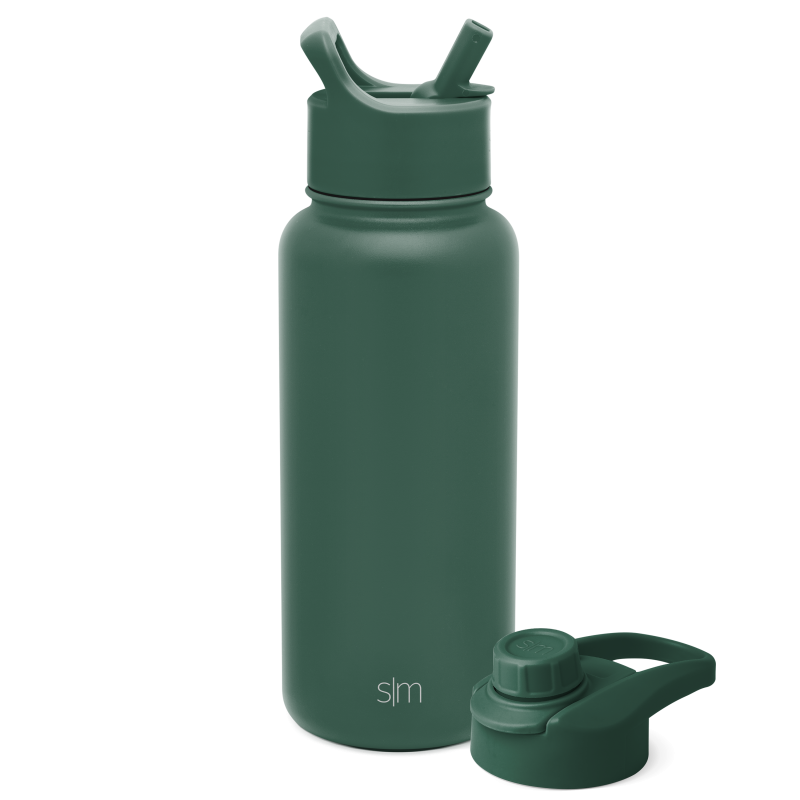 Summit Water Bottle with Straw Lid and Chug Lid