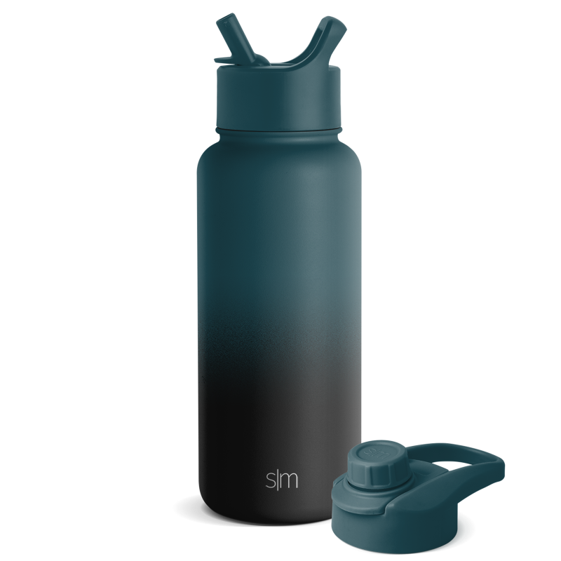 Summit Water Bottle with Straw Lid and Chug Lid