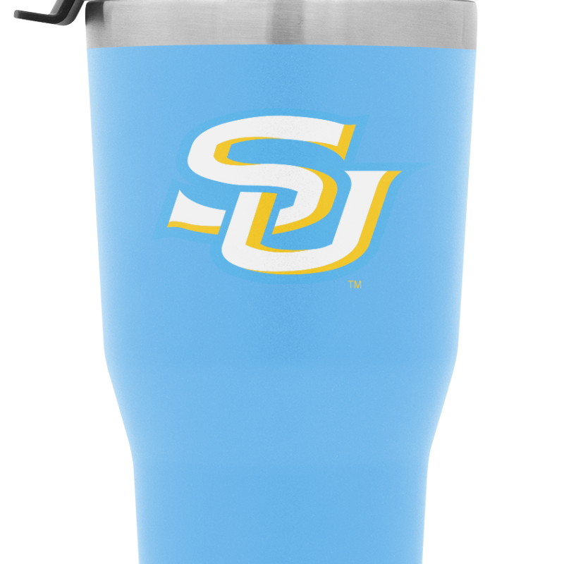 Collegiate Cruiser Tumbler with Flip Lid and Straw