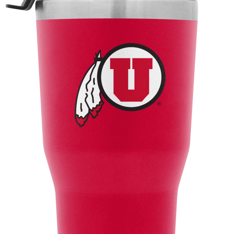 Collegiate Cruiser Tumbler with Flip Lid and Straw