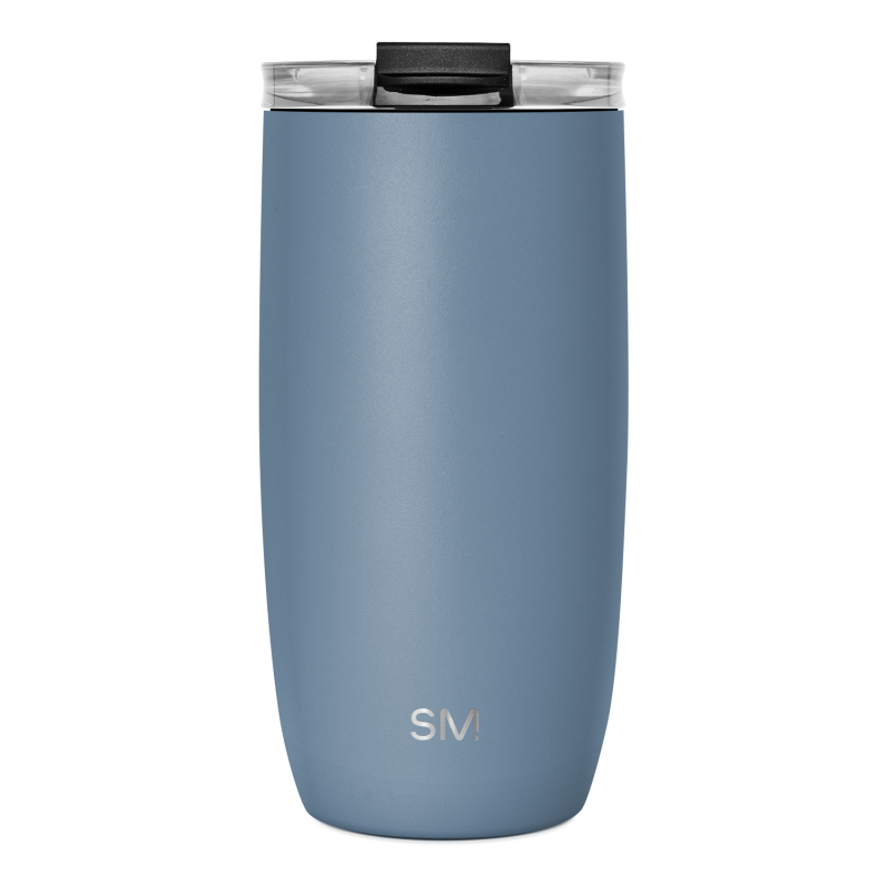Voyager Tumbler with Clear Flip Lid & Straw