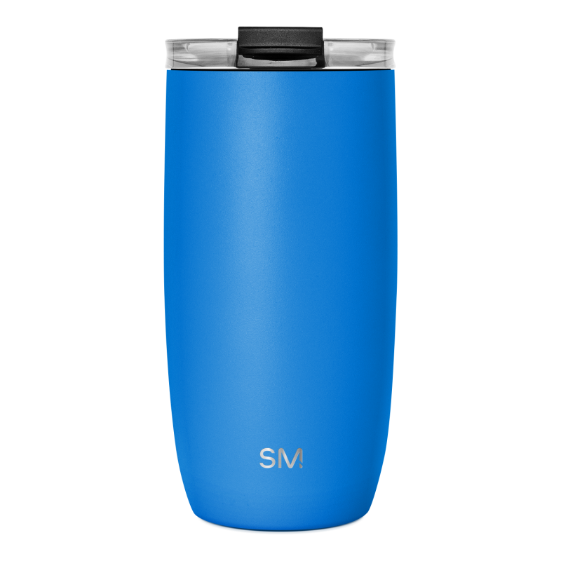 Voyager Tumbler with Clear Flip Lid & Straw