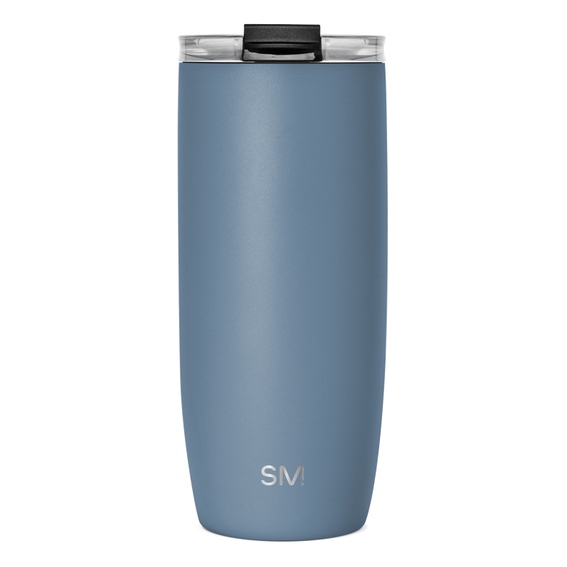 Voyager Tumbler with Clear Flip Lid & Straw