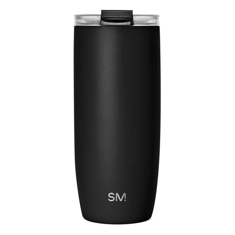 Voyager Tumbler with Clear Flip Lid & Straw