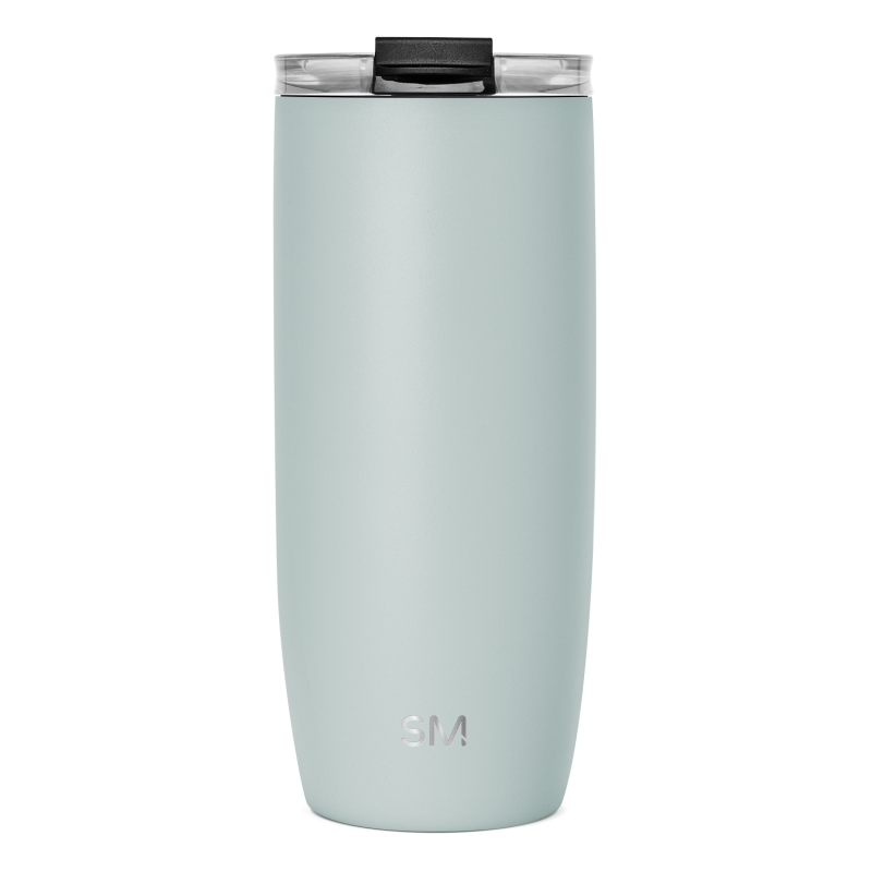 Voyager Tumbler with Clear Flip Lid & Straw