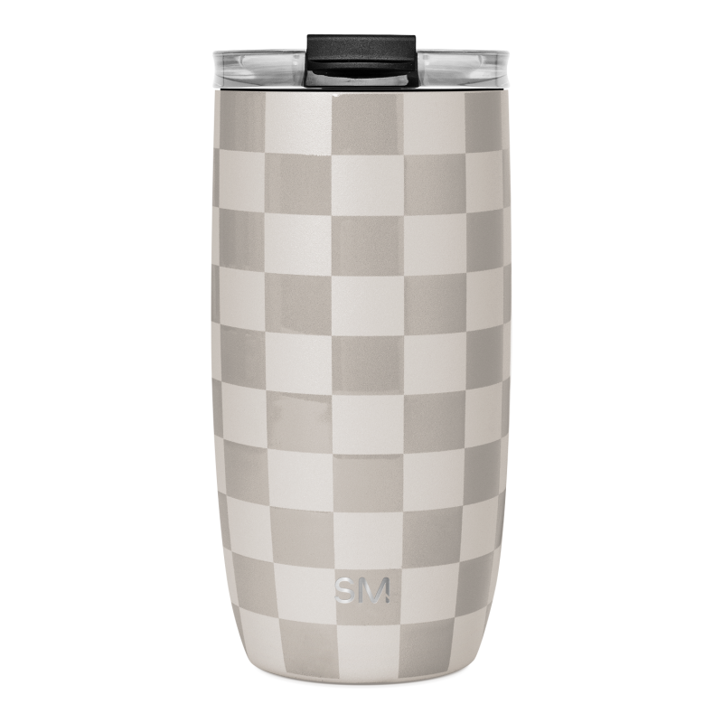 Voyager Tumbler with Clear Flip Lid & Straw
