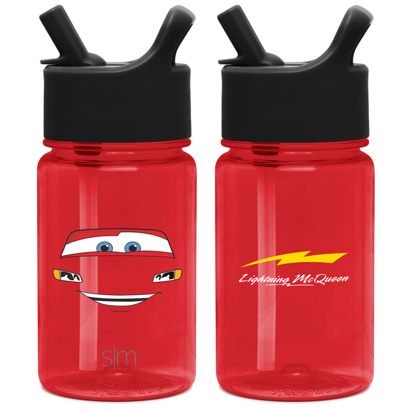 Summit Kids Plastic Water Bottle with Straw Lid