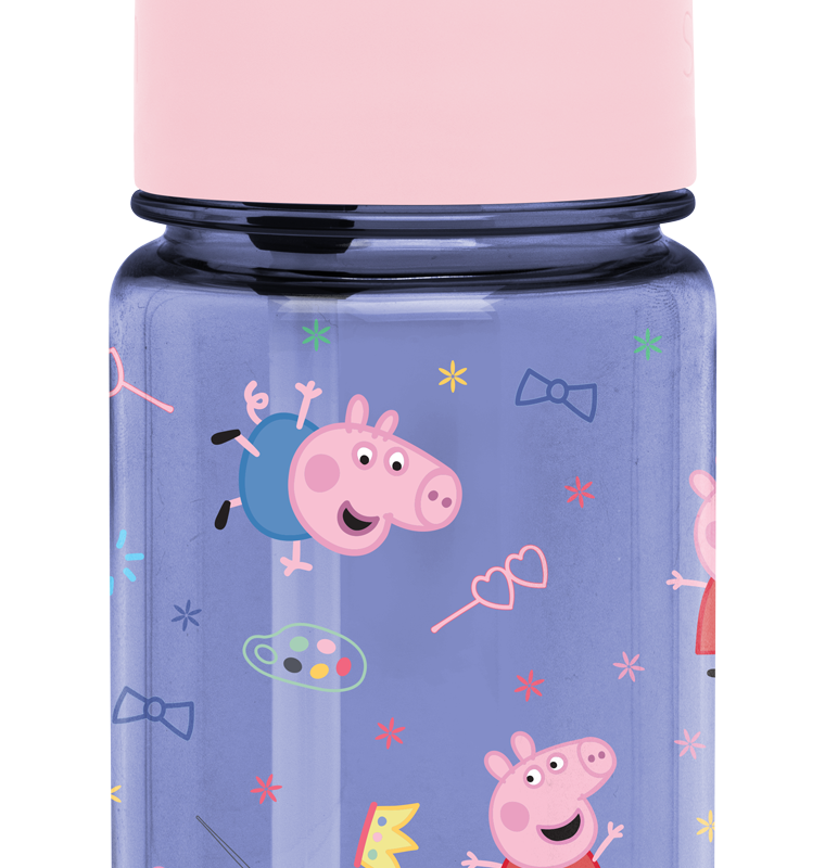 Summit Kids Plastic Water Bottle with Straw Lid