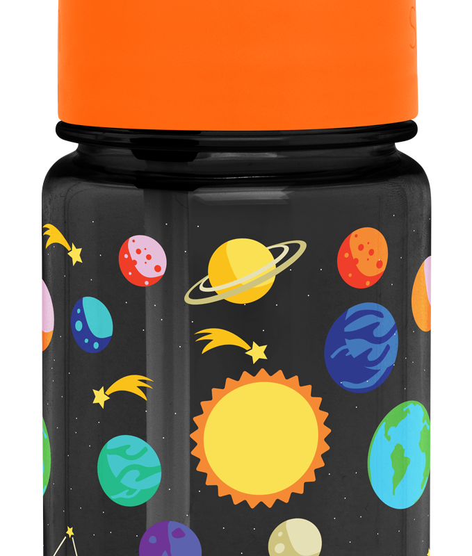 Summit Kids Plastic Water Bottle with Straw Lid