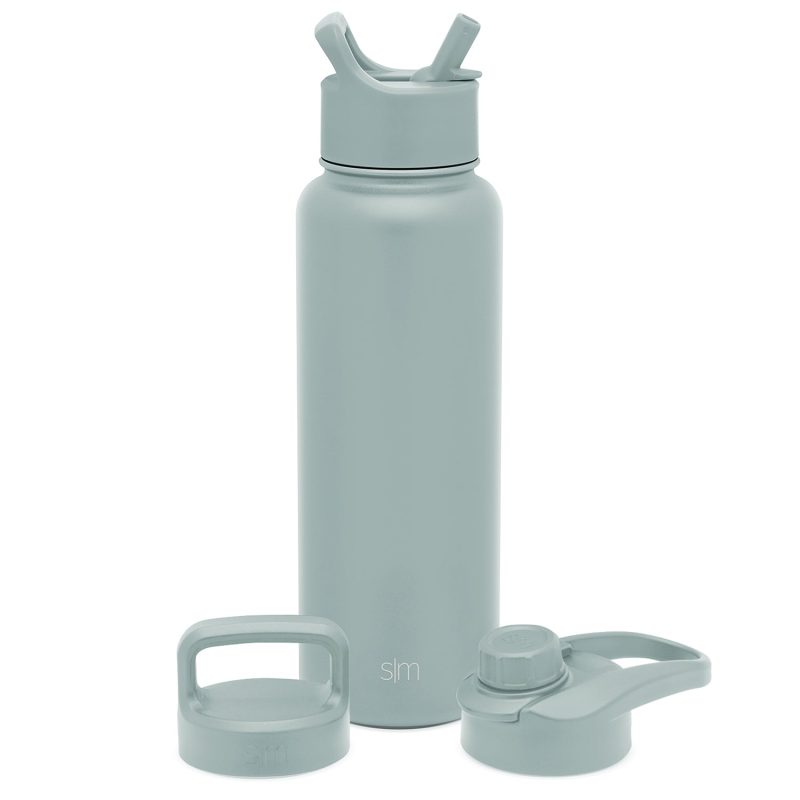 Summit Water Bottle with Straw Lid, Chug Lid, and Handle Lid